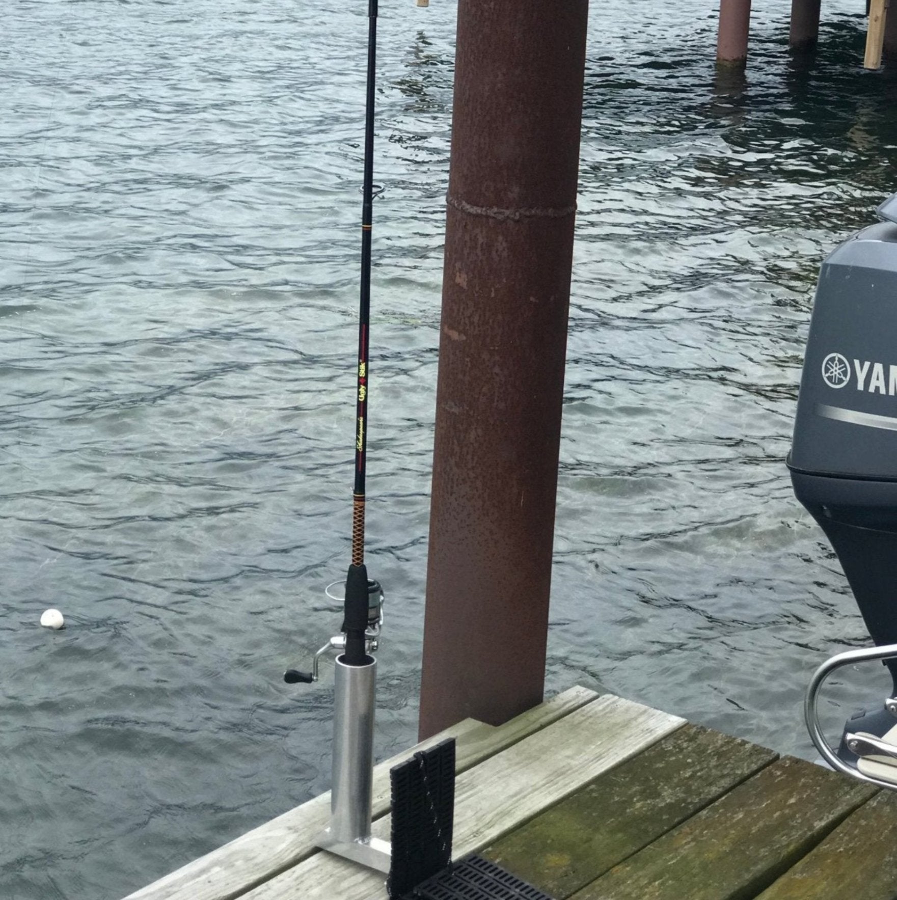 Dock Rod Holder - www.quickwaterfishing.com Dock Rod Holder - www.quickwaterfishing.com