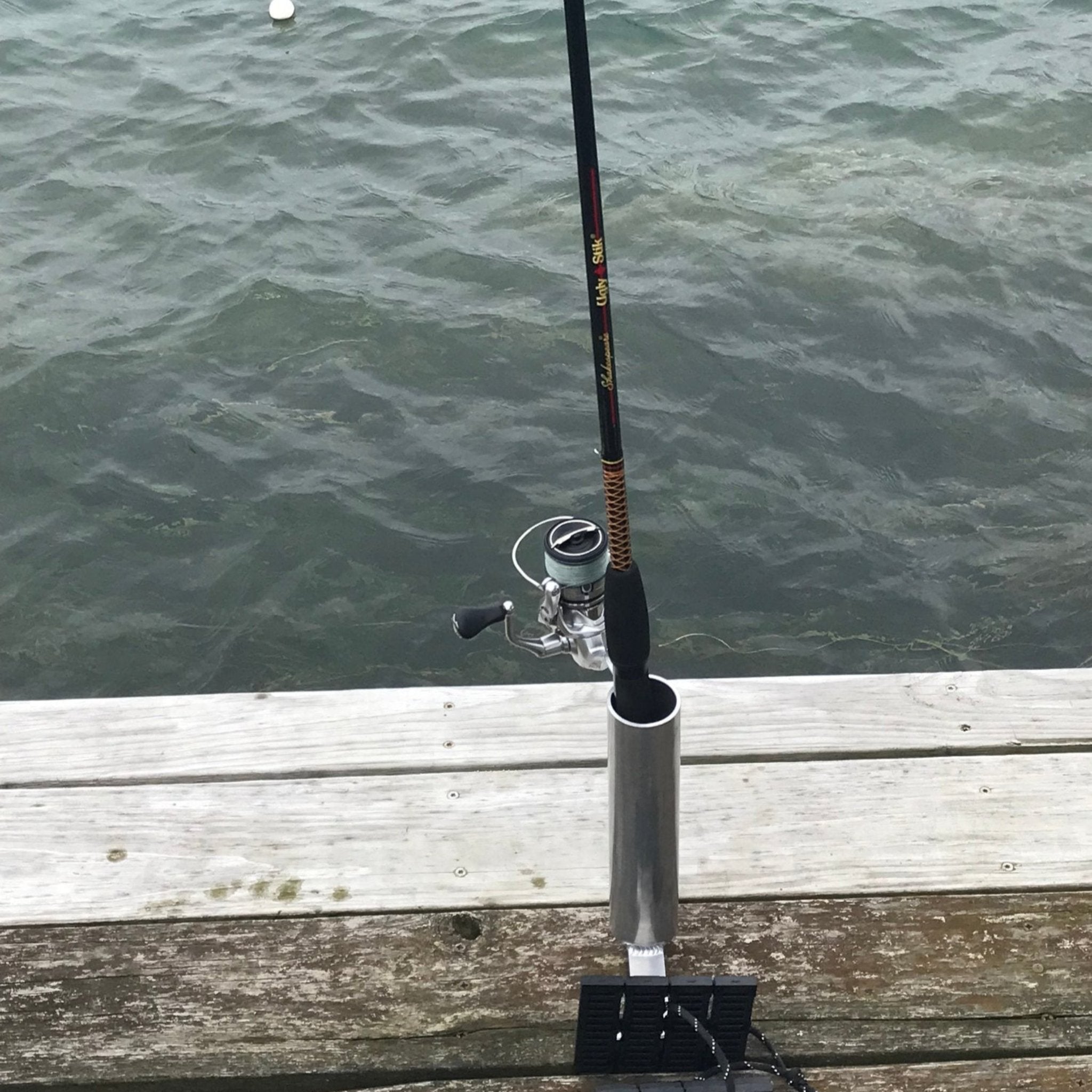 Dock Rod Holder - www.quickwaterfishing.com Dock Rod Holder - www.quickwaterfishing.com