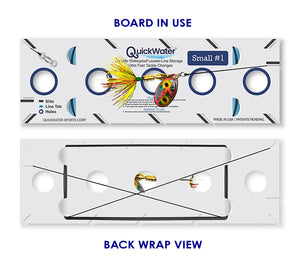 Small #1: board in use, back wrap view